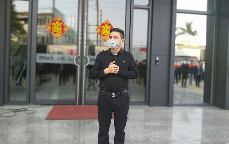 伊盾全面復(fù)工，董事長(zhǎng)張龍偉表示疫情過后門窗行業(yè)必將迎來爆發(fā)期！